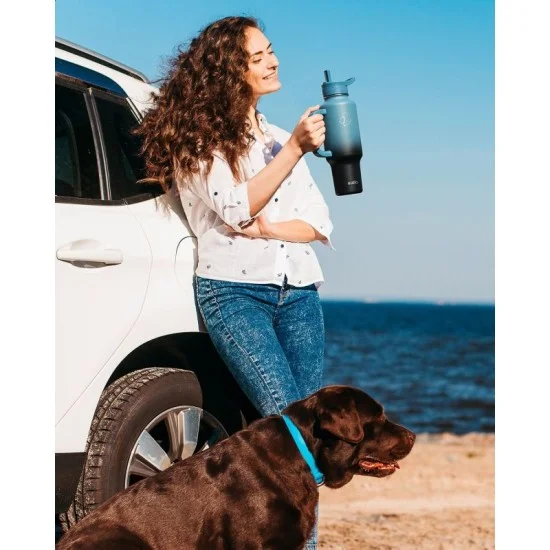 Buzio Trophy Series Water Bottle for Car 1.2 L - Indigo Crush